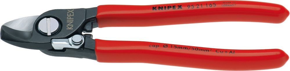 Knipex Kabelschere m.Öffnungsf. 165mm m.Kst.Griff Produktbild Knipex Kabelschere m.Öffnungsf. 165mm m.Kst.Griff