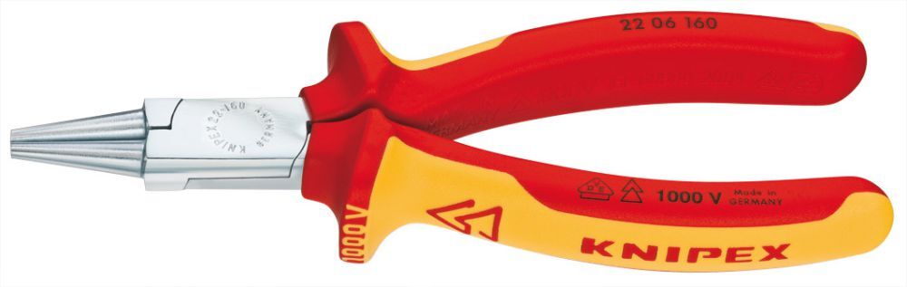 Rundzange VDE 160mm m.M.K.Griff Knipex Produktbild Rundzange VDE 160mm m.M.K.Griff Knipex