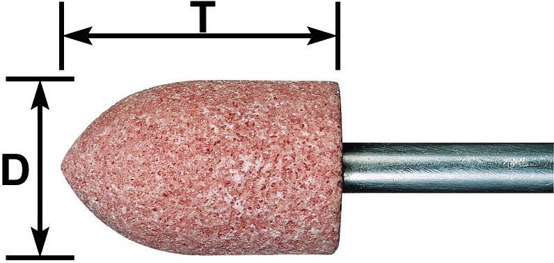 Pferd Schleifstift SP 0510 6 AR 60 O 5V Produktbild Pferd Schleifstift SP 0510 6 AR 60 O 5V