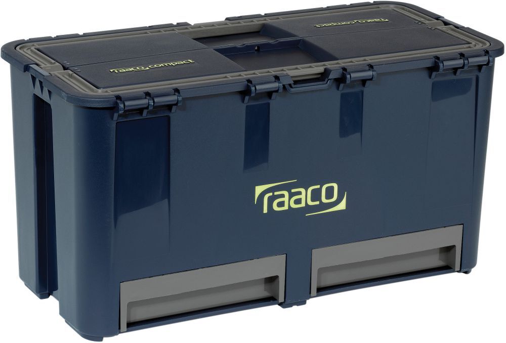 Raaco Werkzeugkoffer Compact 27474x239x248mm blau Produktbild Raaco Werkzeugkoffer Compact 27474x239x248mm blau