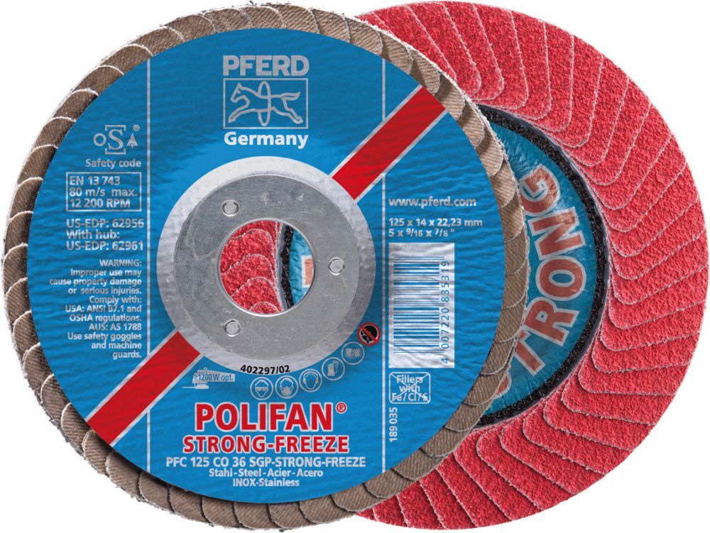 Pferd Fächerschleifscheibe CO50SGP125mm K 50 STR.-FRE.Pferd Pferd Fächerschleifscheibe CO50SGP125mm K 50 STR.-FRE.Pferd