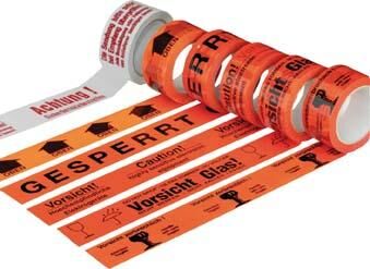 Warn-Klebeband 50mmx66m-Gesperrt- Produktbild Warn-Klebeband 50mmx66m-Gesperrt-
