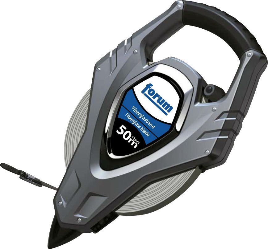 FORUM Rahmenbandmaß Stahlband 50m x 13mm Produktbild FORUM Rahmenbandmaß Stahlband 50m x 13mm