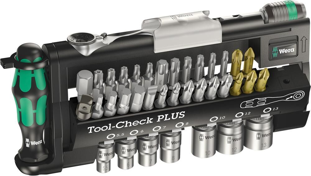 Wera Bit-Sortim.Tool-Check PLUS 39tlg.m.Bitrat. Produktbild Wera Bit-Sortim.Tool-Check PLUS 39tlg.m.Bitrat.