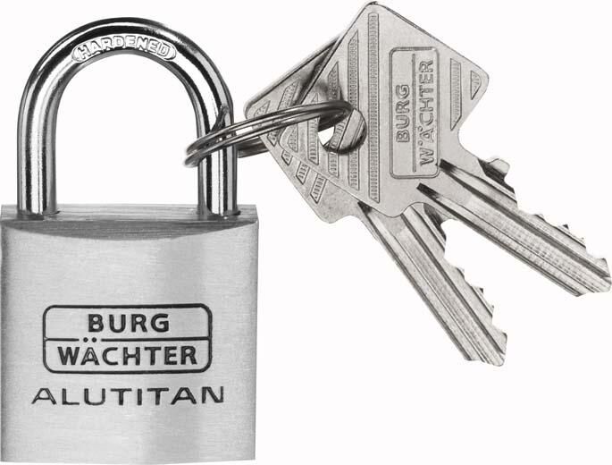 BURGWäCHTER Alutitan-Hangschloss 770 40 Produktbild BURGWäCHTER Alutitan-Hangschloss 770 40