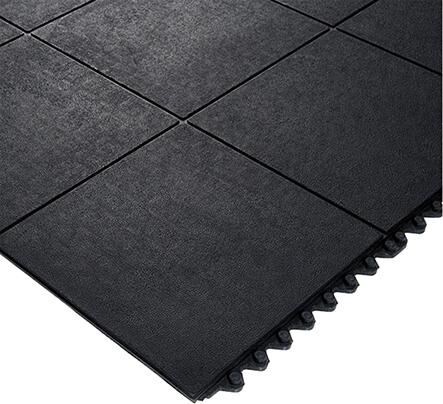 Gummi Steckmatte schwarz geschlossen 900X900X15mm Produktbild Gummi Steckmatte schwarz geschlossen 900X900X15mm