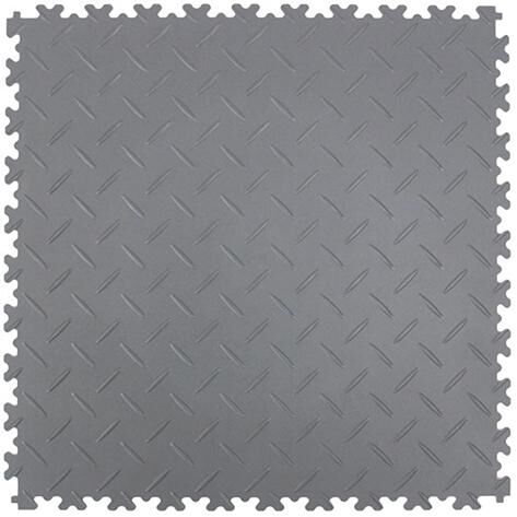 Diamant PVC Bodenfliese, diamant dunkelgrau, 505x505x4mm Produktbild Diamant PVC Bodenfliese, diamant dunkelgrau, 505x505x4mm