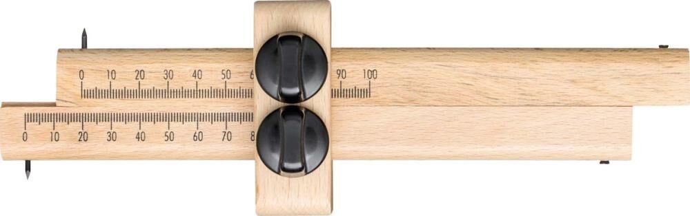 FORUM Streichmaß m. zwei Schrauben 170mm Produktbild FORUM Streichmaß m. zwei Schrauben 170mm