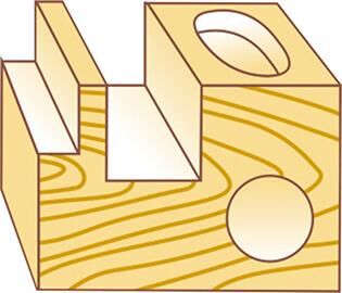 FORTIS Nutfräser HW m. Bohrschn.6x25x70 S8 Produktbild FORTIS Nutfräser HW m. Bohrschn.6x25x70 S8 bild 2