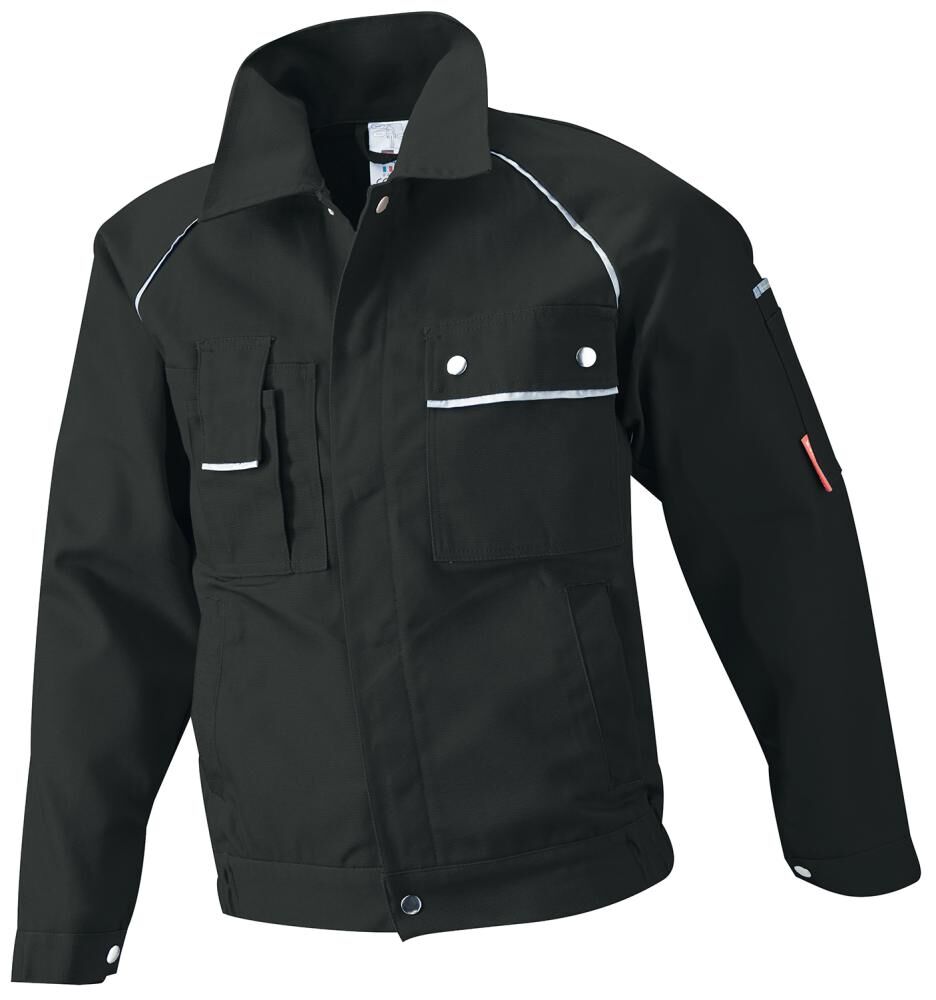 Planam Bundjacke, Canvas, 320g/qm, Gr.48, schwarz Produktbild Planam Bundjacke, Canvas, 320g/qm, Gr.48, schwarz