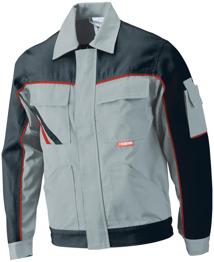 Planam Bundjacke Highline, Gr.56, schiefer/schwarz Produktbild Planam Bundjacke Highline, Gr.56, schiefer/schwarz