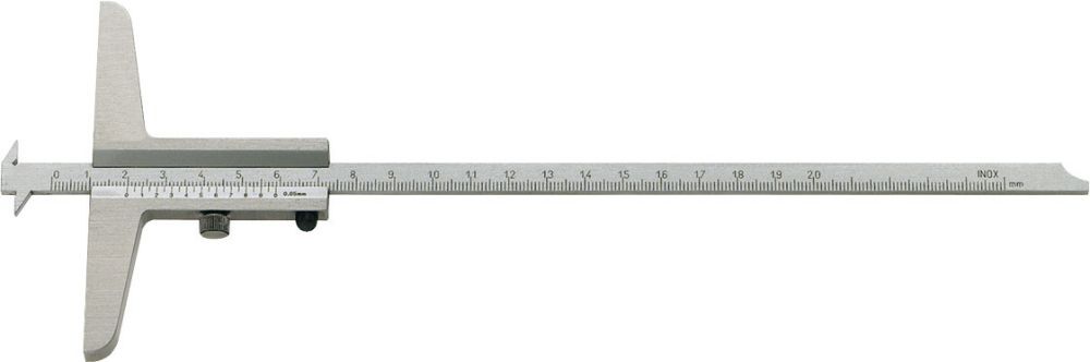 FORUM Breit.u.Abst.-Tiefenmessschieber 200mm Produktbild FORUM Breit.u.Abst.-Tiefenmessschieber 200mm