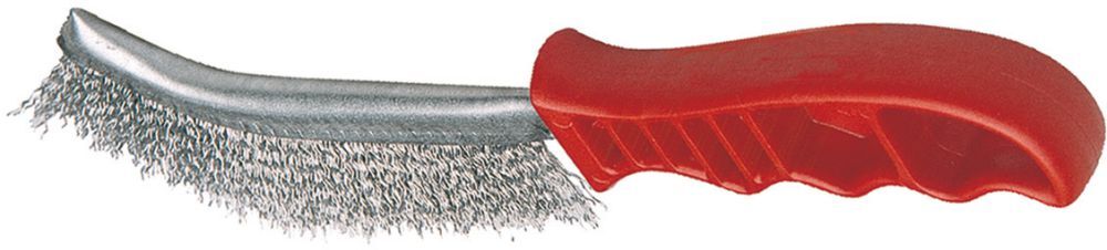 FORUM Universal Handstiehlbürste rostf. 260mm gewellt Produktbild FORUM Universal Handstiehlbürste rostf. 260mm gewellt