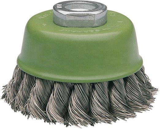 FORUM Topfbürste rostf. M14 65x0,50mm gezopft Produktbild FORUM Topfbürste rostf. M14 65x0,50mm gezopft