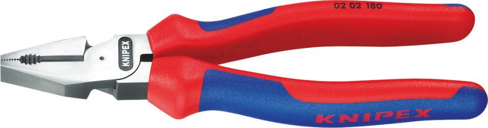 Knipex Kraft-Kombizange pol. 180mm m.M.K.Griff Produktbild Knipex Kraft-Kombizange pol. 180mm m.M.K.Griff