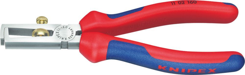 Knipex Abisolierzange pol. 160mm m.M.K.Griff Produktbild Knipex Abisolierzange pol. 160mm m.M.K.Griff