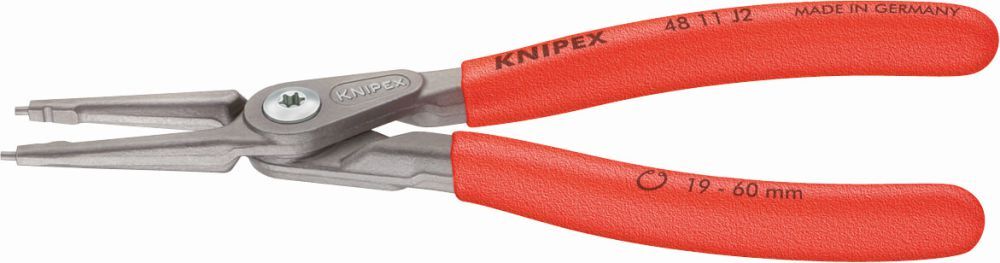Knipex Sicherungsringzange ger. J 2 grau atrament. Produktbild Knipex Sicherungsringzange ger. J 2 grau atrament.