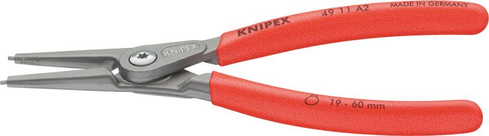 Knipex Sicherungsringzange ger. A 2 mit Feder i. Produktbild Knipex Sicherungsringzange ger. A 2 mit Feder i.