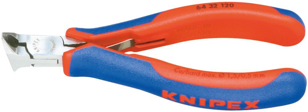 Knipex Elektr.Vornschrägschn. 120mm m.kl.Facette Produktbild Knipex Elektr.Vornschrägschn. 120mm m.kl.Facette