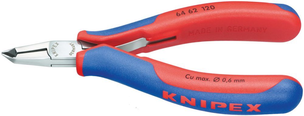 Knipex Elektronik Vornschrägschneider 120mm Minischneide Produktbild Knipex Elektronik Vornschrägschneider 120mm Minischneide