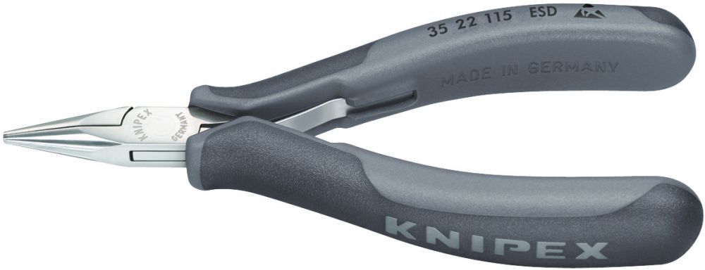 Knipex Elektronisch Greifzange ESD 115mm fl.ru.Backen Produktbild Knipex Elektronisch Greifzange ESD 115mm fl.ru.Backen