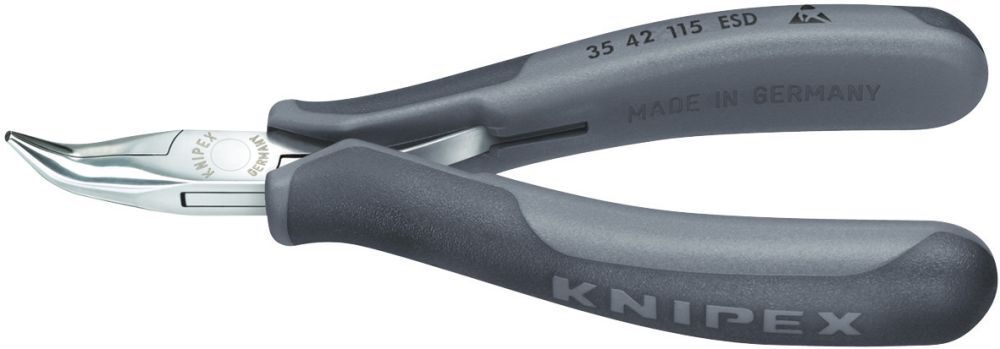Knipex Elektr.Greifzange ESD 115mm fl.ru.geb.B. Produktbild Knipex Elektr.Greifzange ESD 115mm fl.ru.geb.B.