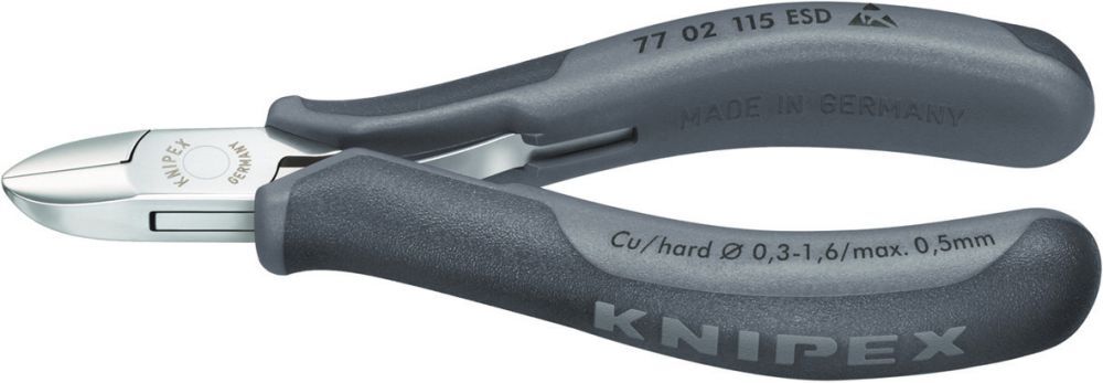 Knipex Elektronik Seitenschneider ESD 115mm rd.K.m.kl.F. Produktbild Knipex Elektronik Seitenschneider ESD 115mm rd.K.m.kl.F.
