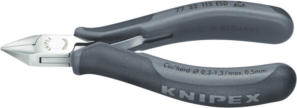 Knipex Elektronik Seitenschneider ESD 115mm sp.K.m.kl.F. Produktbild Knipex Elektronik Seitenschneider ESD 115mm sp.K.m.kl.F.