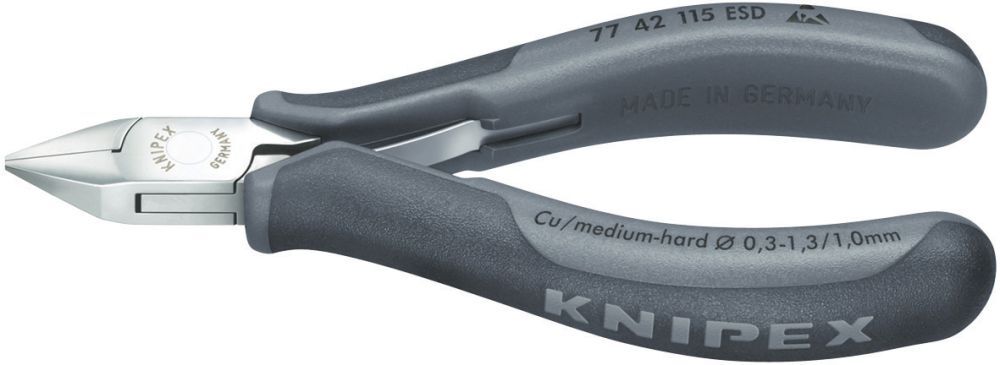 Knipex Elektronik Seitenschneider ESD 115mm sp.K.o.F. Produktbild Knipex Elektronik Seitenschneider ESD 115mm sp.K.o.F.