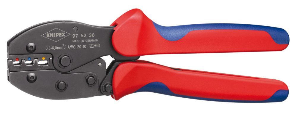 Knipex Crimp-Hebelzange 2K 0,5- 6 qmm isol. Produktbild Knipex Crimp-Hebelzange 2K 0,5- 6 qmm isol.