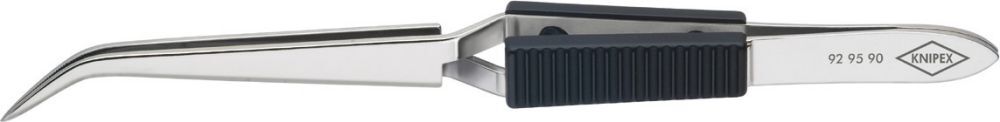 Knipex Kreuz-Pinzette spitz geb.160mm vernickelt Produktbild Knipex Kreuz-Pinzette spitz geb.160mm vernickelt