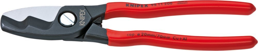Knipex Kabelschere 200mm m.Kst.Gr. Produktbild Knipex Kabelschere 200mm m.Kst.Gr.