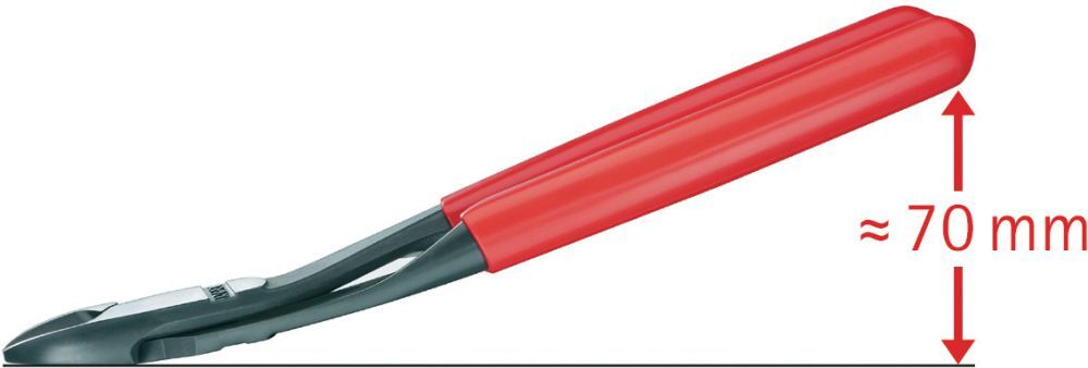 Knipex Kraft-Seitenschneider 200mm m.Kst.Griff Produktbild Knipex Kraft-Seitenschneider 200mm m.Kst.Griff bild 4