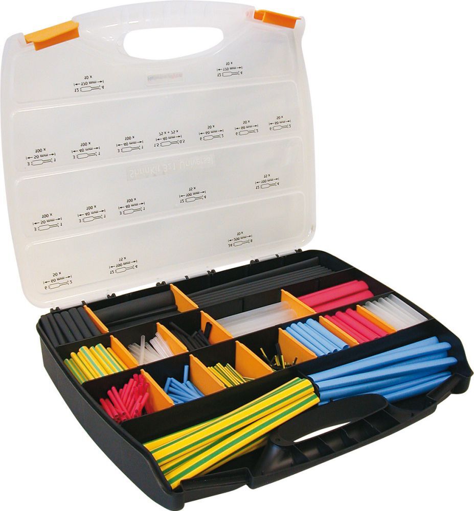 Hellermann Tyton Wärme-Schrumpfschl.-Set Universal HellermannTyton Produktbild Hellermann Tyton Wärme-Schrumpfschl.-Set Universal HellermannTyton