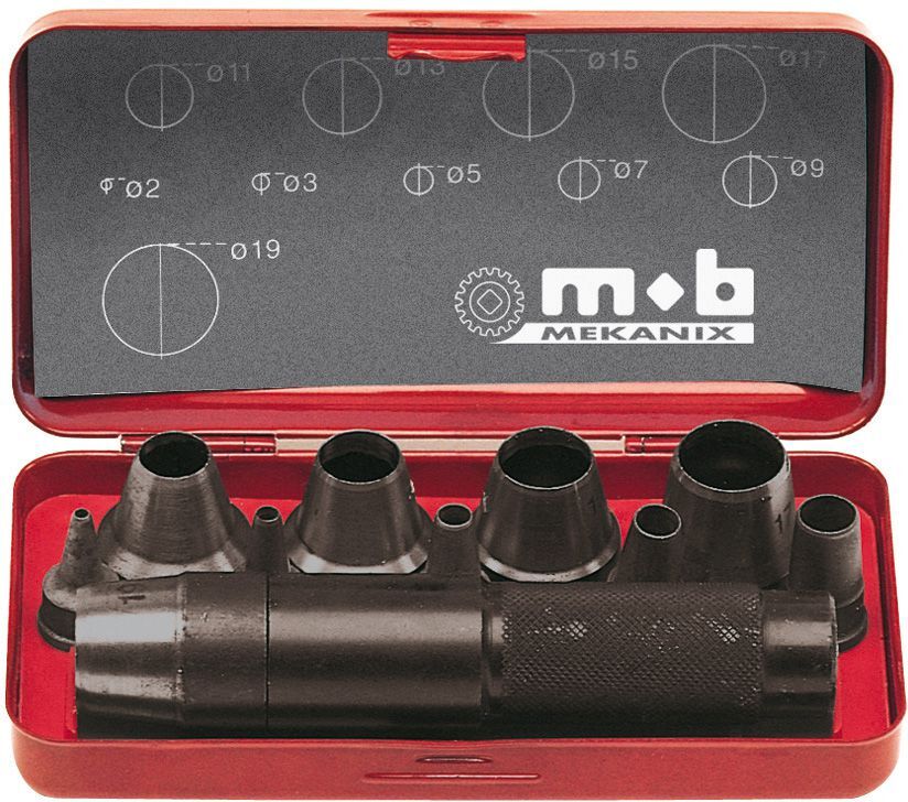 Locheisen-Satz 3-20mm gerade Peddinghaus Produktbild Locheisen-Satz 3-20mm gerade Peddinghaus