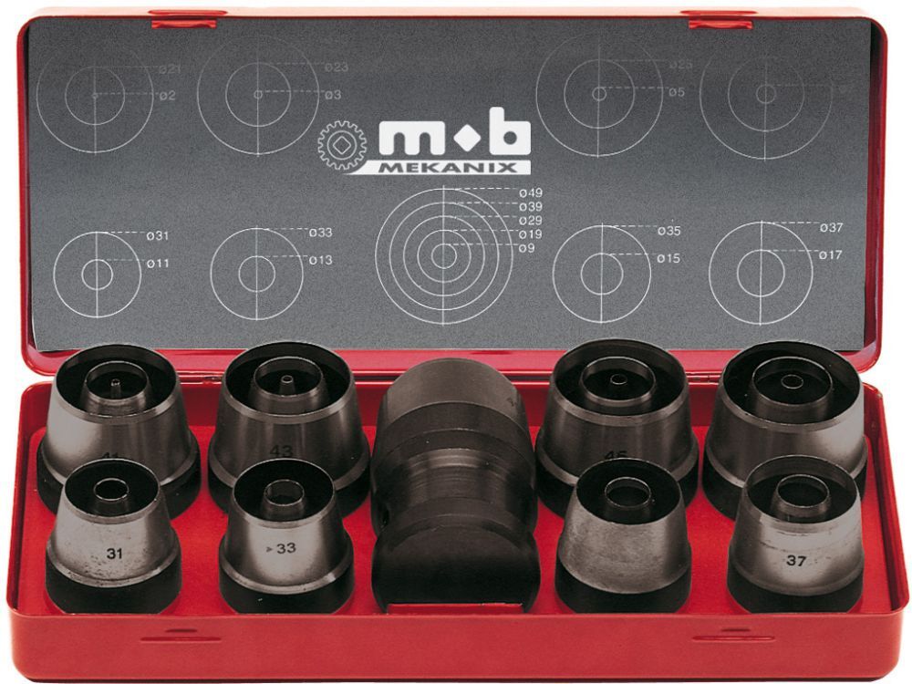 Locheisen-Satz 3-50mm gerade Peddinghaus Produktbild Locheisen-Satz 3-50mm gerade Peddinghaus