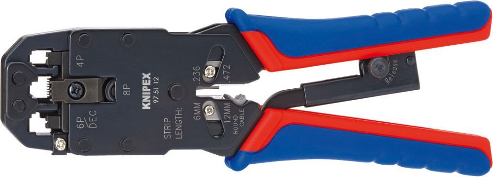 Knipex Crimp-Hebelzange 4/6/8-polig WesternKnipex Produktbild Knipex Crimp-Hebelzange 4/6/8-polig WesternKnipex
