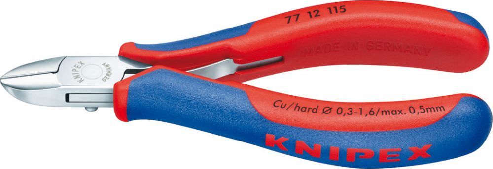 Knipex Elektronik Seitenschneider 115mm rd.K.m.F. Produktbild Knipex Elektronik Seitenschneider 115mm rd.K.m.F.