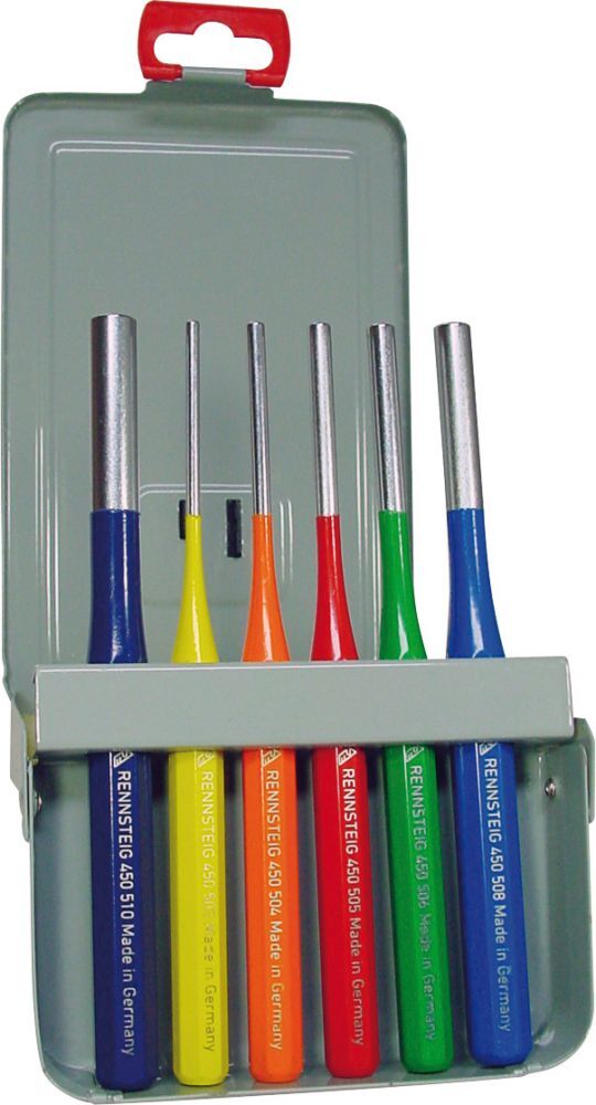 Rennsteig Splintentreibersatz excl.6tlg. extrahart Produktbild Rennsteig Splintentreibersatz excl.6tlg. extrahart