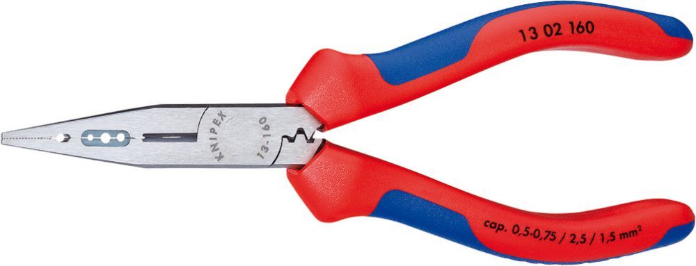 Knipex Verdrahtungszange poliert 2K-Hülle Produktbild Knipex Verdrahtungszange poliert 2K-Hülle