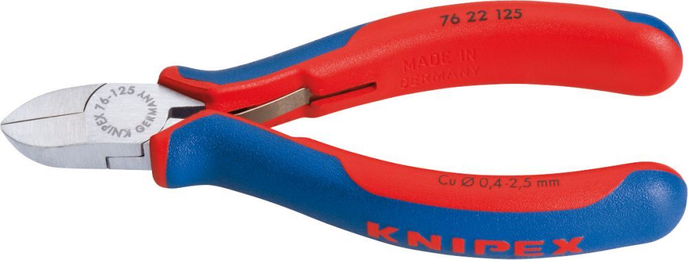 Knipex Elektromechaniker Seitenschneider 125mm F2 poliert Produktbild Knipex Elektromechaniker Seitenschneider 125mm F2 poliert