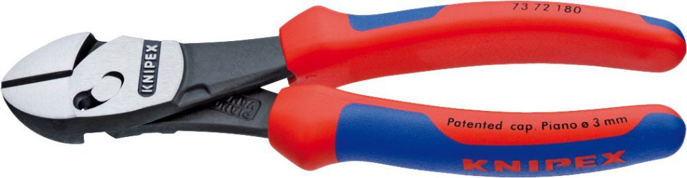 Knipex Kraftseitenschneider 180mm pol.2K-Hülle Produktbild Knipex Kraftseitenschneider 180mm pol.2K-Hülle