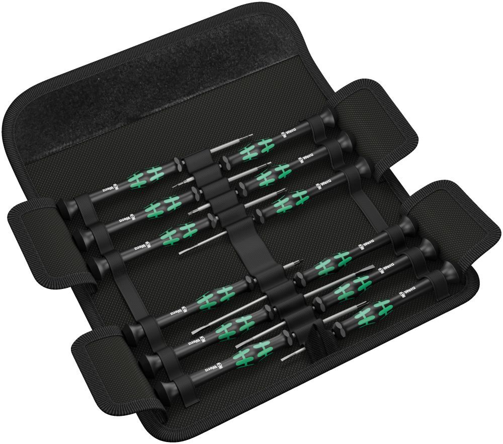 Wera Elektronik Schraubendreher Satz 12tlg. in Tasche Wera Elektronik Schraubendreher Satz 12tlg. in Tasche
