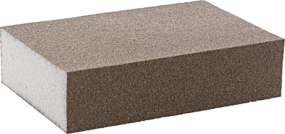 3M Schleifschwamm, 4-seitig 100x68x26mm P 60 Produktbild 3M Schleifschwamm, 4-seitig 100x68x26mm P 60