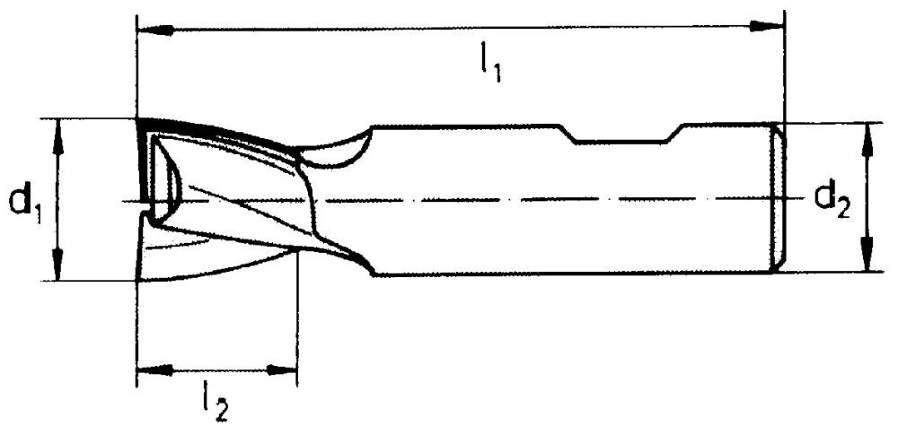 FORUM Langlochfräser D327D K HSSE 2,50mm Produktbild FORUM Langlochfräser D327D K HSSE 2,50mm bild 2