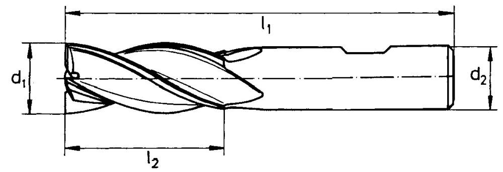 FORUM Schaftfräser D6527K VHM 20,00mm HB Z 3 Produktbild FORUM Schaftfräser D6527K VHM 20,00mm HB Z 3 bild 2