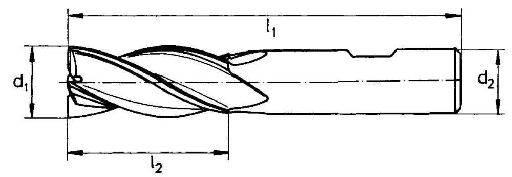 FORUM Schaftfräser D844K TiAlN 20,00mm FORUM Schaftfräser D844K TiAlN 20,00mm