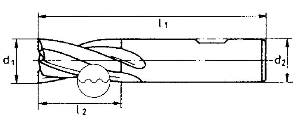 FORUM Schruppfräser D844K TiAlN 20,0mm NR Z4 Produktbild FORUM Schruppfräser D844K TiAlN 20,0mm NR Z4 bild 2