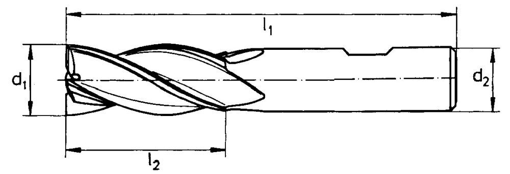 FORUM Schaftfräser 6527K VHM TiAlN 4,00mm HB Z 4 FORUM Schaftfräser 6527K VHM TiAlN 4,00mm HB Z 4