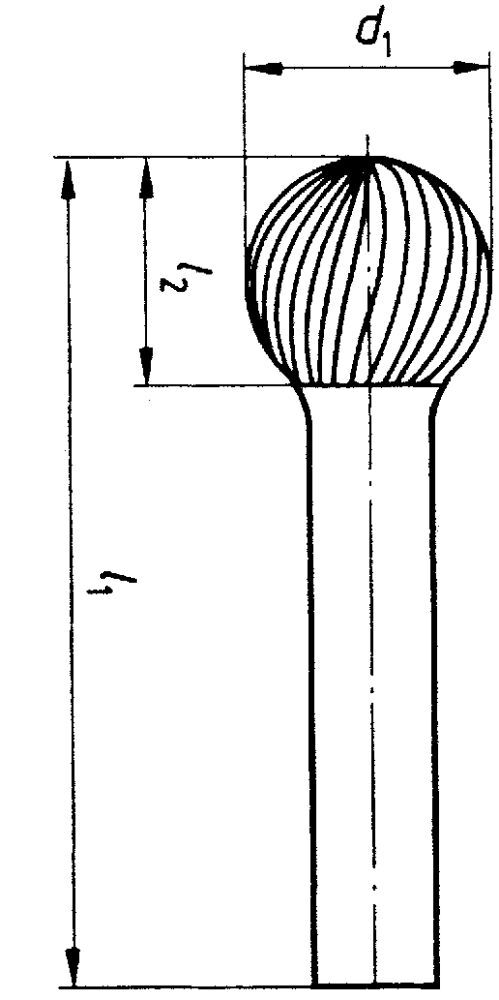 Pferd Frässtift HSS F 1210 3 6mm 12x10,8mm Produktbild Pferd Frässtift HSS F 1210 3 6mm 12x10,8mm bild 3